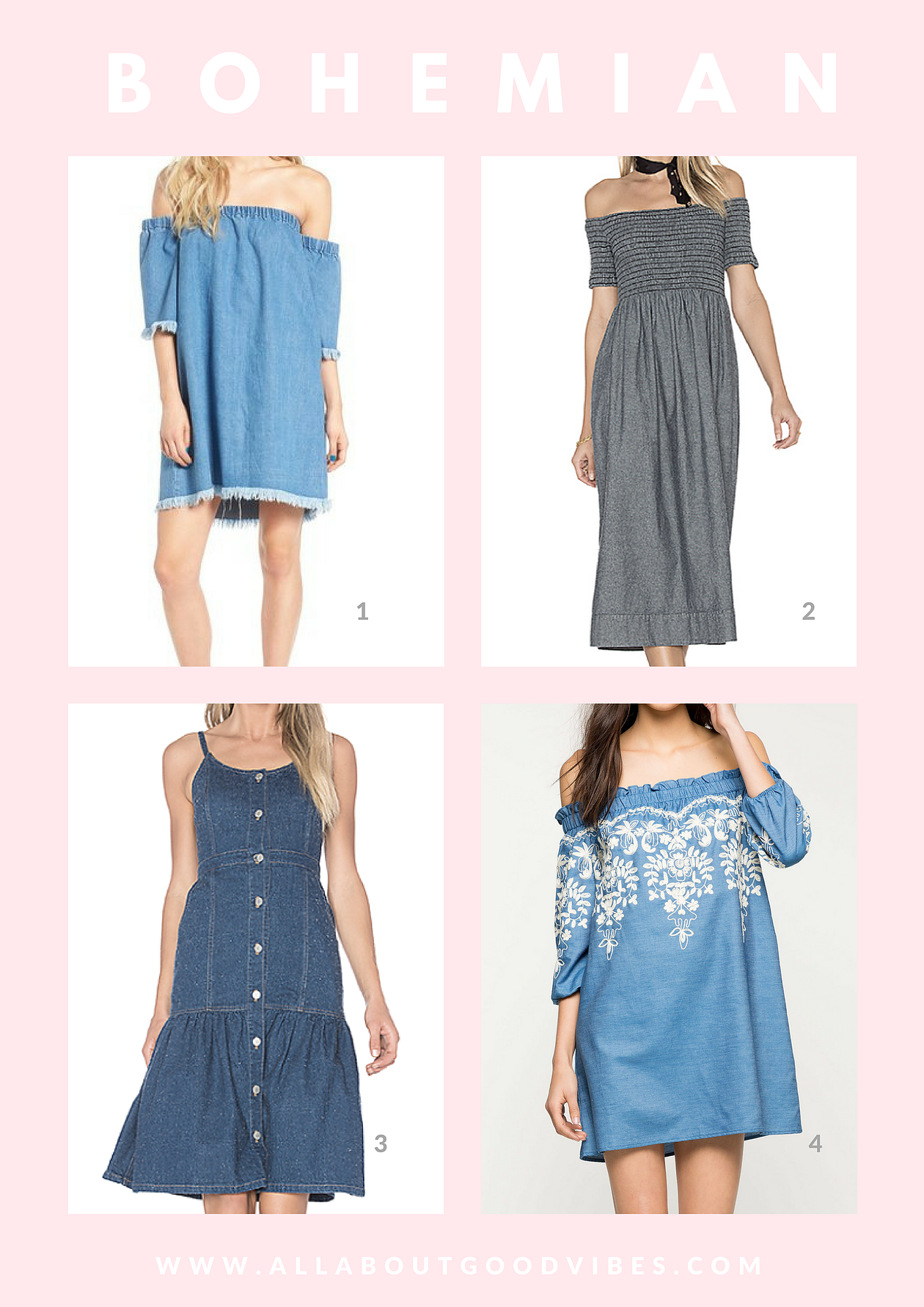 Denim Dress For Your Fashion Personality Type All About Good Vibes