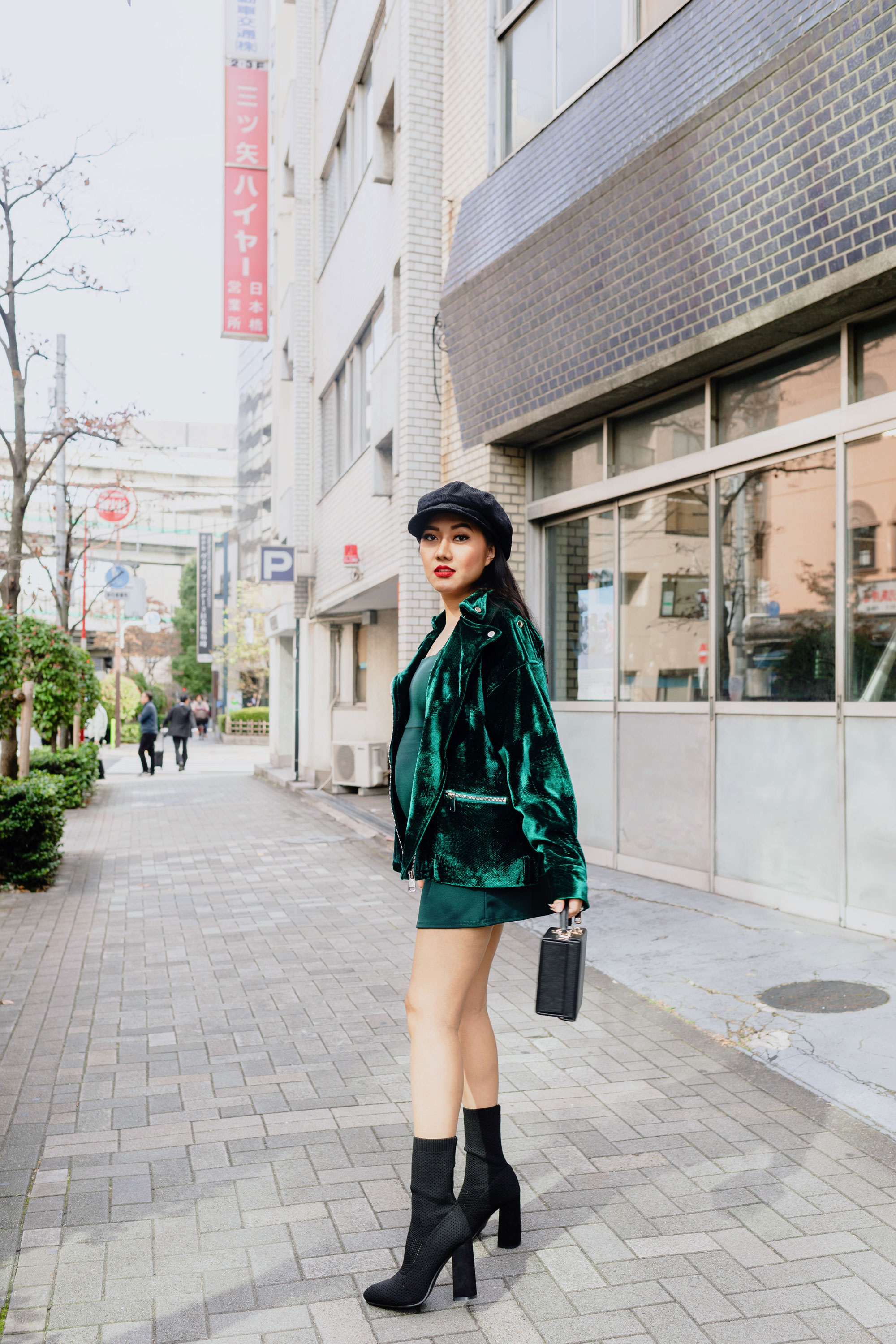sock boots outfit