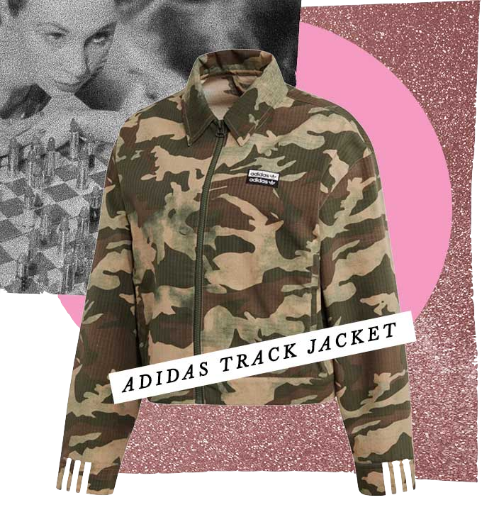 Camouflage Jacket Womens jacket Camouflage Womens Jacket Camouflage Jacket for Women Allaboutgoodvibes.com Adidas jackets Adidas women’s clothes track jacket