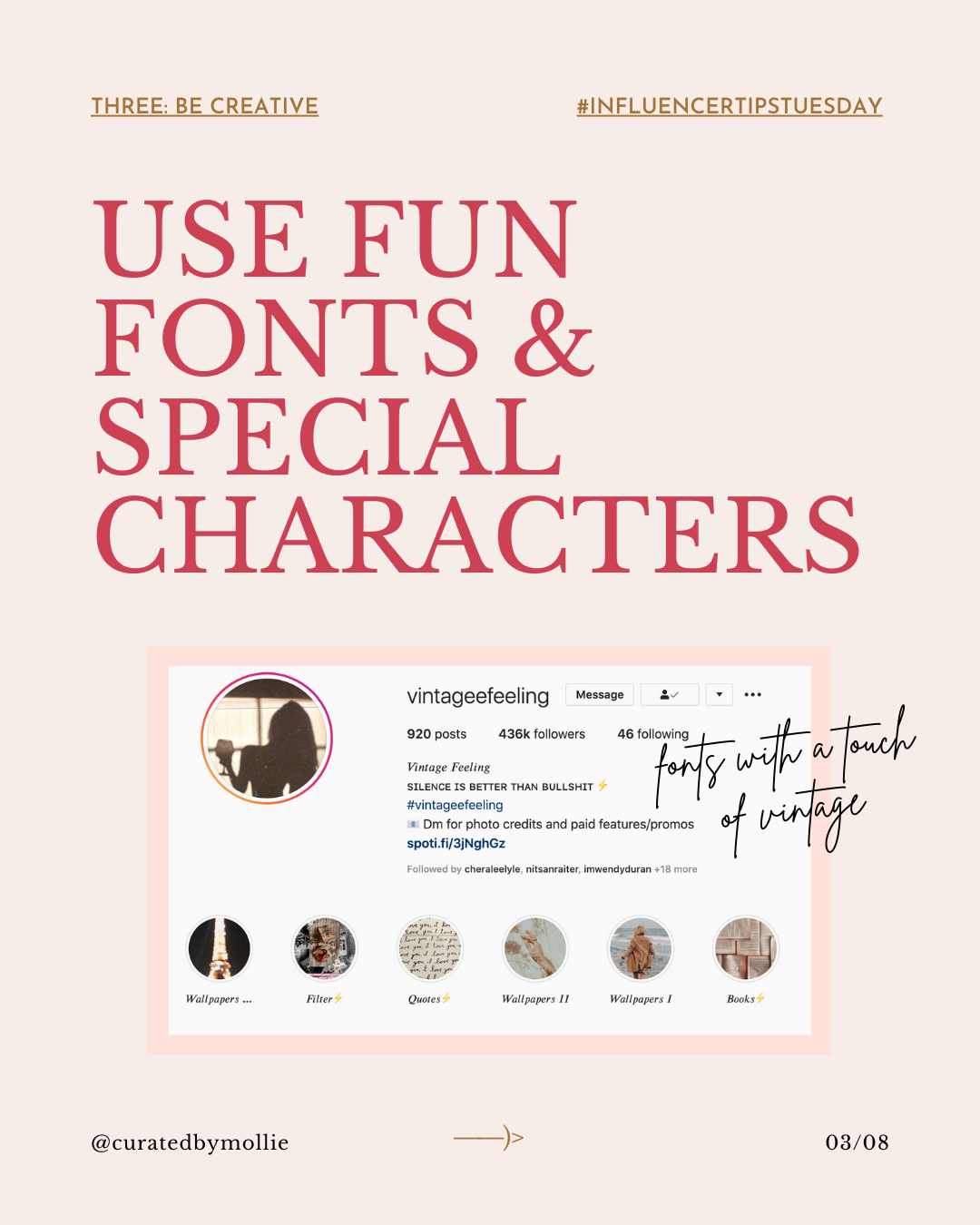 Lesson Three: Perfecting Your Instagram Profile Workbook _ #InfluencerTipsTuesday-#3 Lesson Three: Perfecting Your Instagram Profile Workbook _ #InfluencerTipsTuesday-#3