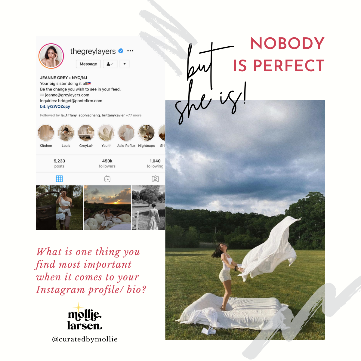 IG lesson three_ Profile Perfect #InfluencerTipsTuesday-@ thegreylayers